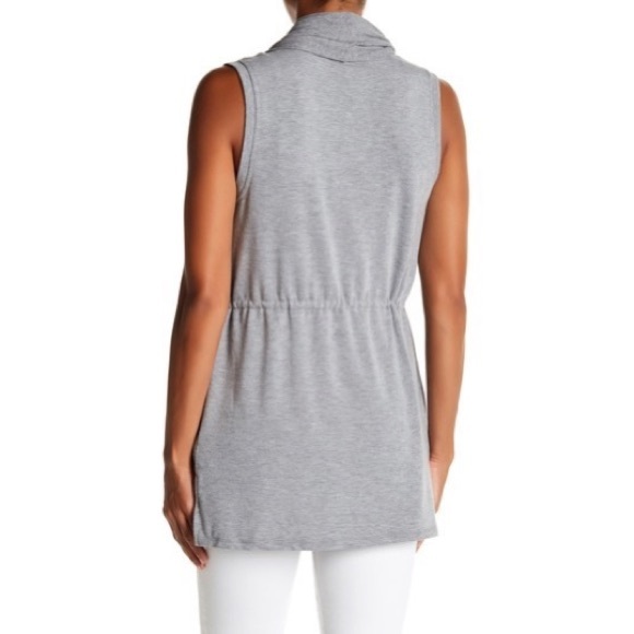 Cable and Gauge knit draw cord waist cardi… - Picture 2 of 7